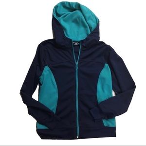 Puresilver zip hooded jacket